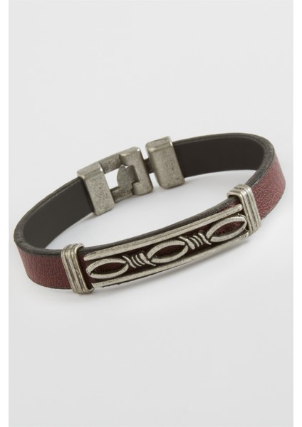 Sonsuzluk Kaliteli Suni Deri Bileklik