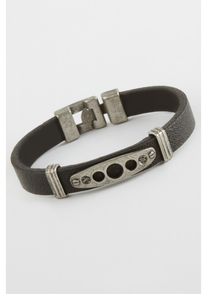 Noktalı Kaliteli Suni Deri Bileklik