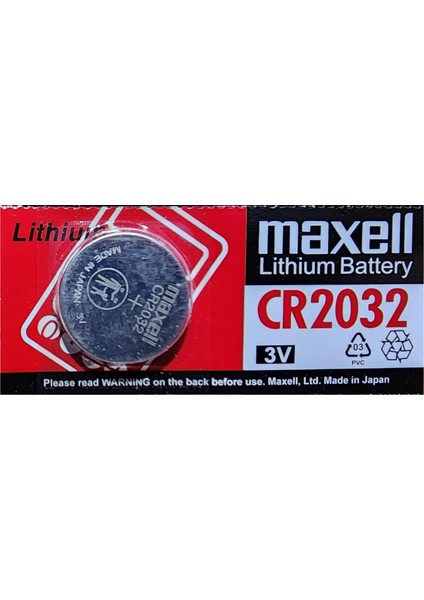 CR2032 3V Alkalin Pil