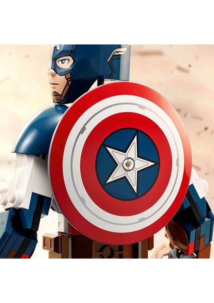 Akdenizpos UG01 76258 ® Marvel Kaptan Amerika Yapım Figürü 310 Parça +8 Yaş (Yeni) fırsatları