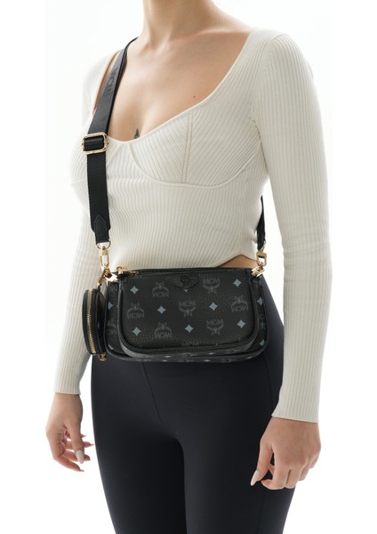 Multi Pochette 3'lü Çapraz Çanta