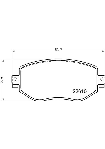 HAT-3032455 Ön Balata Mgn Iv 1.2 Tce-1.5 Dci 16 18.3×1...