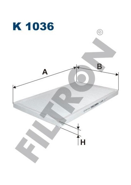 Fıltron  FTR-K1036 Kabin Filtresi Audı A6 4A/C4 2.0 101HP 06/9...