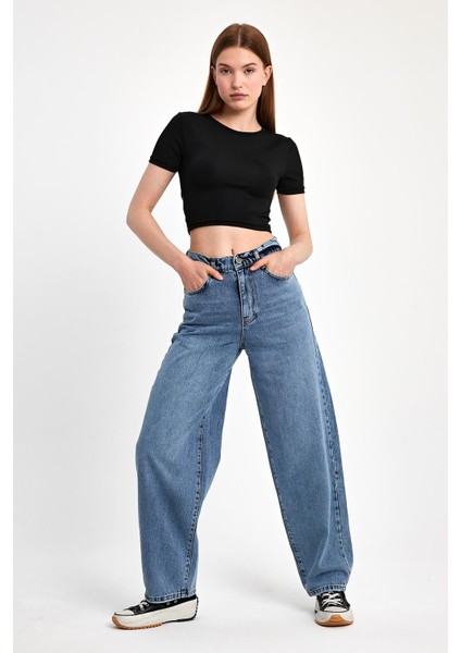 Baggy Denim Pantolon 4