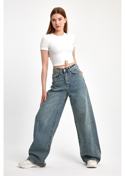 Baggy Denim Pantolon 1