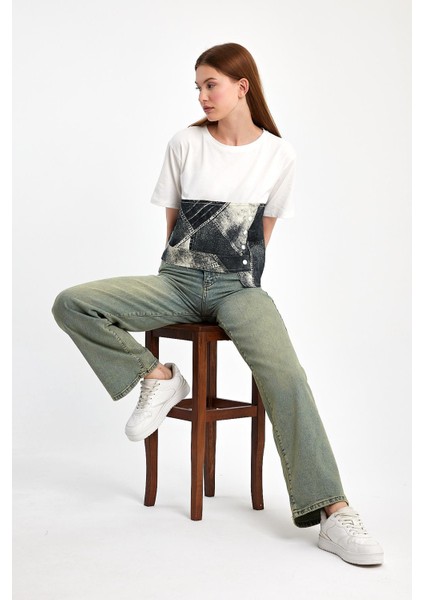 Wide Leg Denim Pantolon 1 modelleri