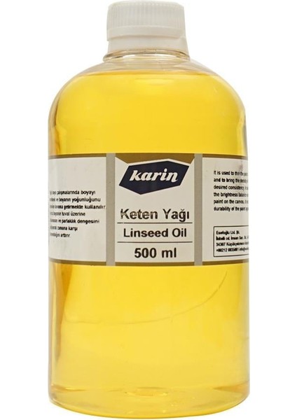 : Keten Yağı (Linseed Oil) : 500 ml