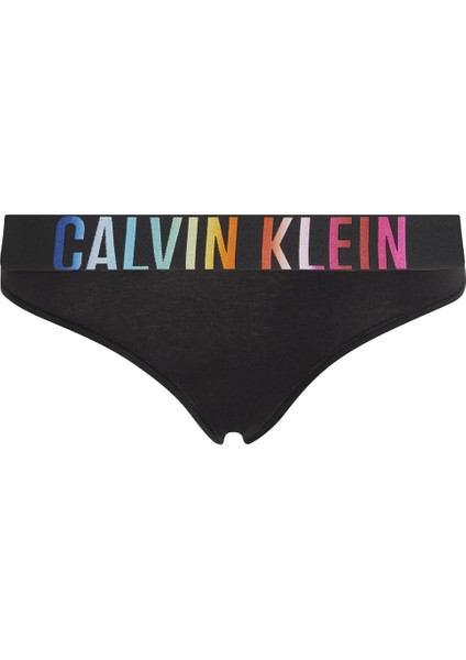 Calvin Klein Siyah - Çok Renkli Kadın Tanga 000QF7833E