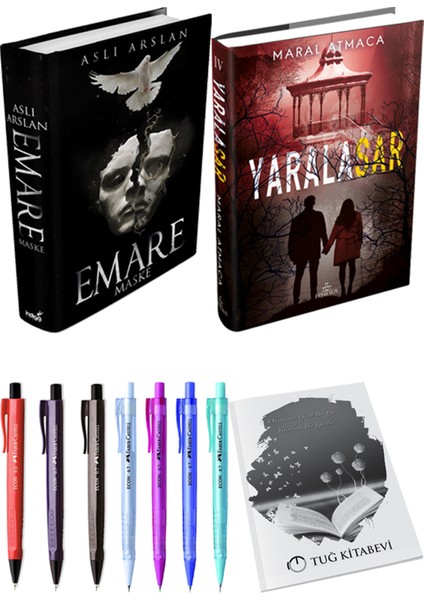 Emare: Maske - Yaralasar 4 + Kalem + Not Defteri
