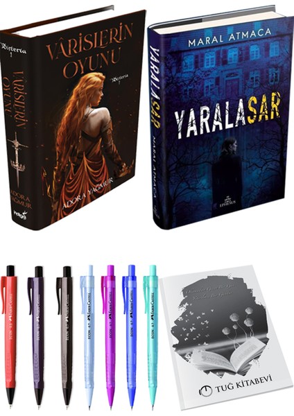 Varislerin Oyunu - Yaralasar 1 + Kalem + Not Defteri