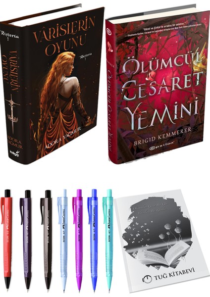 Varislerin Oyunu - Ölümcül Cesaret Yemini + Kalem + Not Defteri