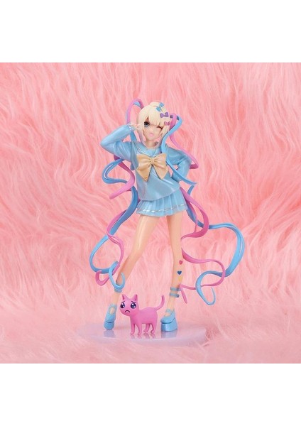 Anime 17cm Pvc Koleksiyon Modeli Needy Kız Anime Figürü Pop Up Parade Kangel Aksiyon Figürleri