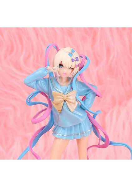 Anime 17cm Pvc Koleksiyon Modeli Needy Kız Anime Figürü Pop Up Parade Kangel Aksiyon Figürleri