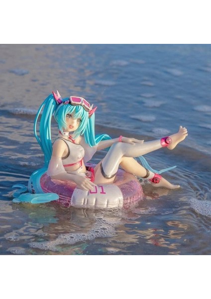 10cm Aqua Girls Anime Hatsune Mıku Figure Mayo Kız Model Oyuncaklar