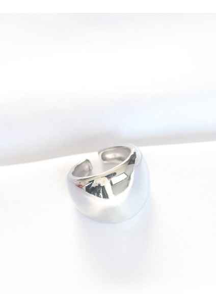 Mulvxxmd XDN02 Silver Renk Ayarlanabilir Bombeli Ayna Yüzük (Mulvix)