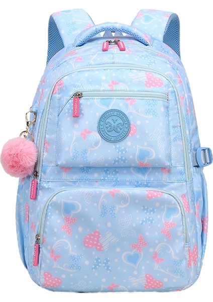 Ilkokul ve Ortaokul Kız Çocukları Için Baskılı Okul Çantaları, Geniş Kapasiteli, Hafif, Su Geçirmez ve Yük Azaltıcı Sırt Çantaları (Yurt Dışından)
