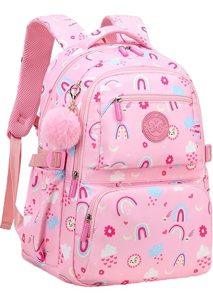 Ilkokul ve Ortaokul Kız Çocukları Için Baskılı Okul Çantaları, Geniş Kapasiteli, Hafif, Su Geçirmez ve Yük Azaltıcı Sırt Çantaları (Yurt Dışından) modelleri
