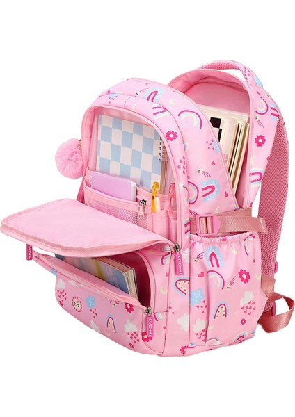 Ilkokul ve Ortaokul Kız Çocukları Için Baskılı Okul Çantaları, Geniş Kapasiteli, Hafif, Su Geçirmez ve Yük Azaltıcı Sırt Çantaları (Yurt Dışından) fırsatları