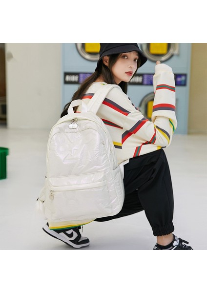Kız Öğrenci Okul Çantası Kore Versiyonu Lise Ortaokul Öğrencisi Kampüsü Büyük Kapasiteli Sırt Çantası Çok Fonksiyonlu Eğlence Seyahat Bilgisayar Sırt Çantası Kadınlar Için (Yurt Dışından) fiyatları