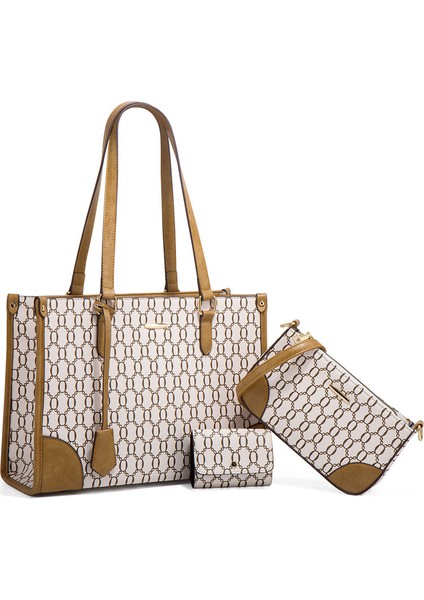 Çanta Moda Trendi Omuz Çantası Presbiyopi Retro Crossbody Çanta Büyük Kapasiteli Anne ve Kızı Çanta (Yurt Dışından)