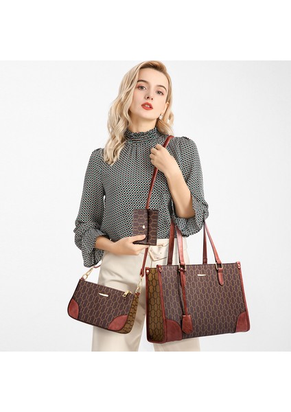 Çanta Moda Trendi Omuz Çantası Presbiyopi Retro Crossbody Çanta Büyük Kapasiteli Anne ve Kızı Çanta (Yurt Dışından) fiyatları