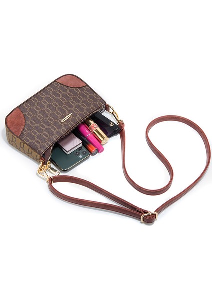 Çanta Moda Trendi Omuz Çantası Presbiyopi Retro Crossbody Çanta Büyük Kapasiteli Anne ve Kızı Çanta (Yurt Dışından) indirimleri