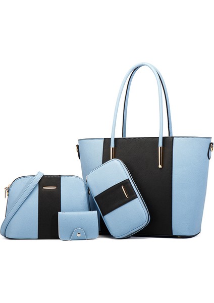 Modaya Uygun Renk Uyumlu Kadın Çantaları, Kadın Çantaları, Omuz Çapraz Askılı Çantalar, Kayınvalide Çantaları, Dört Parçalı Kadın Çantaları (Yurt Dışından)