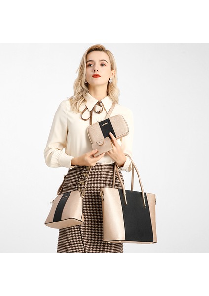 Modaya Uygun Renk Uyumlu Kadın Çantaları, Kadın Çantaları, Omuz Çapraz Askılı Çantalar, Kayınvalide Çantaları, Dört Parçalı Kadın Çantaları (Yurt Dışından) indirimleri