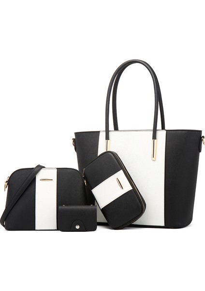 Modaya Uygun Renk Uyumlu Kadın Çantaları, Kadın Çantaları, Omuz Çapraz Askılı Çantalar, Kayınvalide Çantaları, Dört Parçalı Kadın Çantaları (Yurt Dışından)