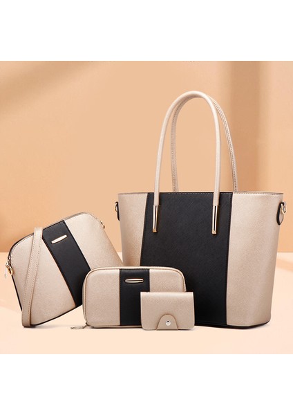 Modaya Uygun Renk Uyumlu Kadın Çantaları, Kadın Çantaları, Omuz Çapraz Askılı Çantalar, Kayınvalide Çantaları, Dört Parçalı Kadın Çantaları (Yurt Dışından) fırsatları