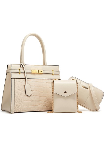 Trendy ve Şık Kadın Çantası Tek Omuz Crossbody Çanta Seti (Yurt Dışından)