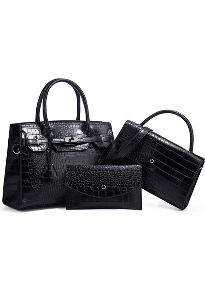 Trendy ve Şık Kadın Çantası Tek Omuz Crossbody Çanta Seti (Yurt Dışından)