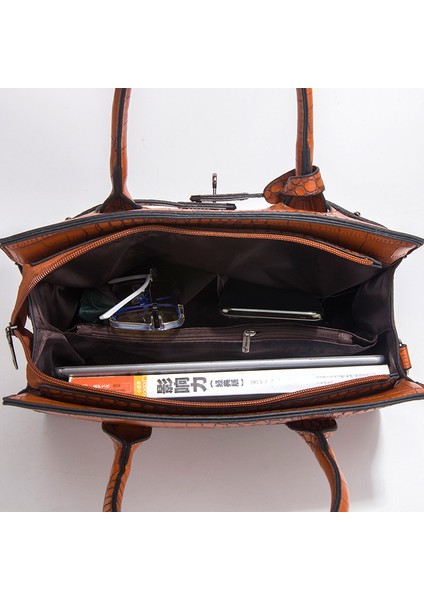 Trendy ve Şık Kadın Çantası Tek Omuz Crossbody Çanta Seti (Yurt Dışından) modelleri