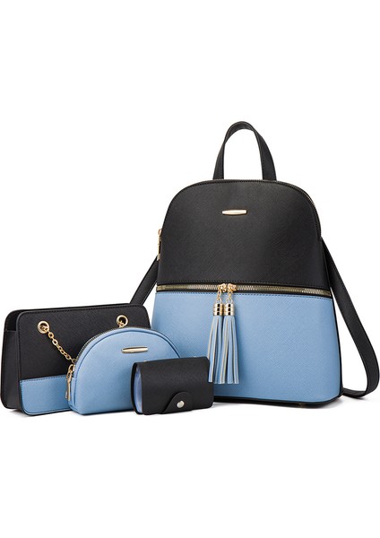 Modaya Uygun Renk Uyumlu Kadın Çantaları, Kadın Çantaları, Omuz Çapraz Askılı Çantalar, Kayınvalide Çantaları, Dört Parçalı Kadın Çantaları (Yurt Dışından) modelleri