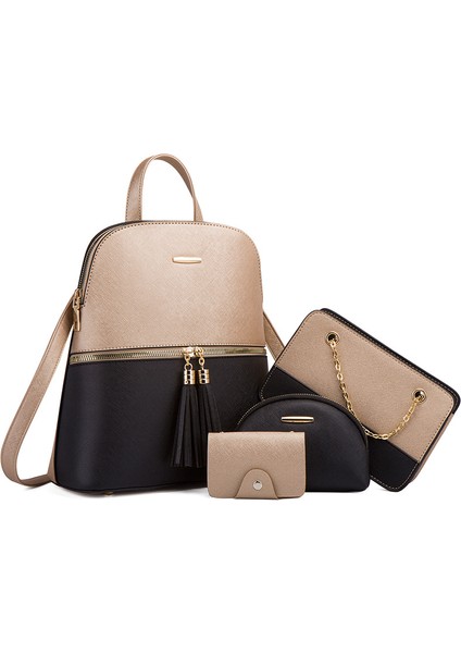 Modaya Uygun Renk Uyumlu Kadın Çantaları, Kadın Çantaları, Omuz Çapraz Askılı Çantalar, Kayınvalide Çantaları, Dört Parçalı Kadın Çantaları (Yurt Dışından) fırsatları