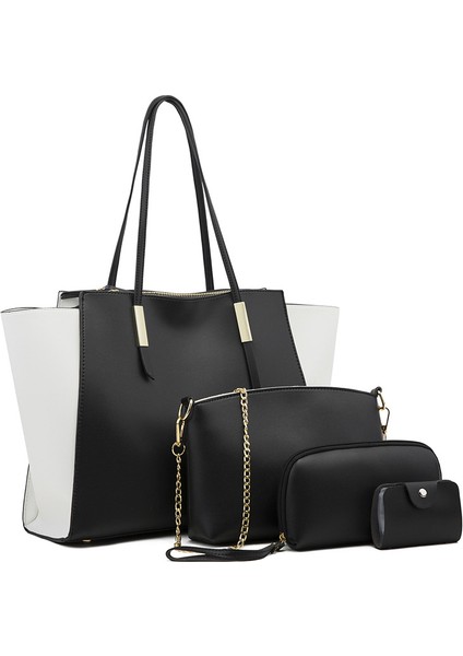 Modaya Uygun Renk Uyumlu Kadın Çantaları, Kadın Çantaları, Omuz Çapraz Askılı Çantalar, Kayınvalide Çantaları, Dört Parçalı Kadın Çantaları (Yurt Dışından)