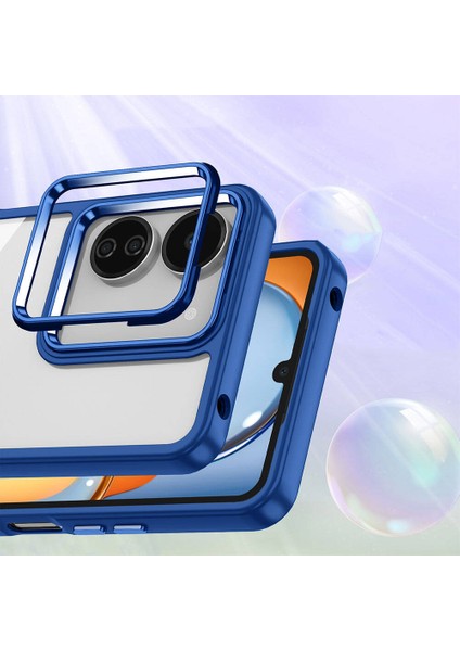 Xiaomi Poco C65 Uyumlu Cpt Kılıf Zore Flora Kapak-Siyah modelleri