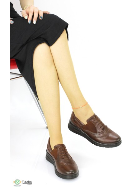 Kadın Deri Ortopedik Bağsız Mevsimlik Ayakkabı F24/CM21321 modelleri