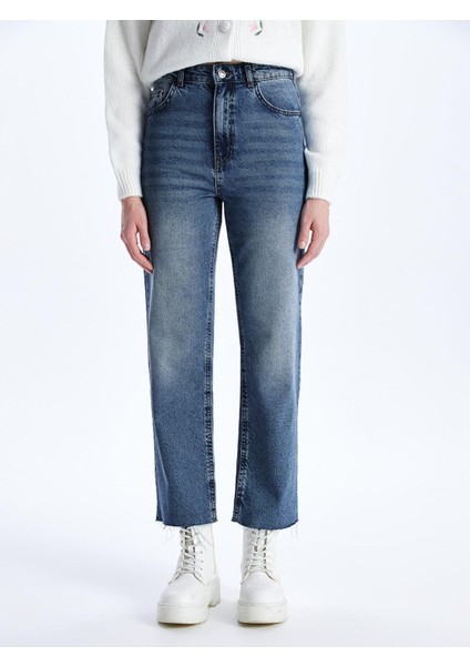 Lcw Jeans Straight Fit Kadın Jean Pantolon modelleri