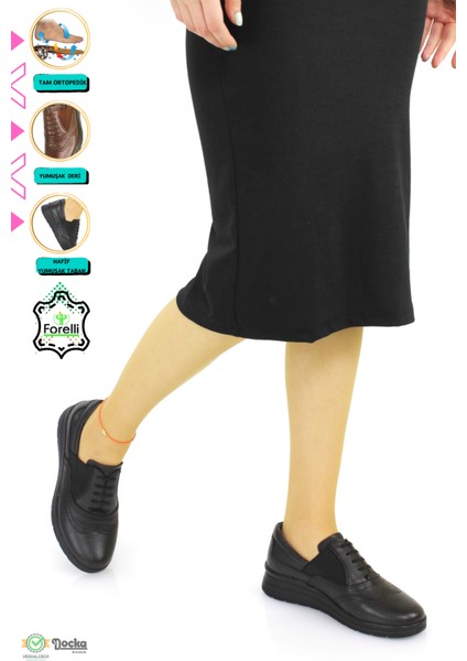 Kadın Deri Ortopedik Bağsız Mevsimlik Ayakkabı F24/CM21321