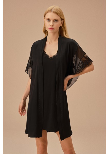 Charm Gecelik Kadınlar İçin Dantel Detaylı Polyamid Elastan Malzeme modelleri