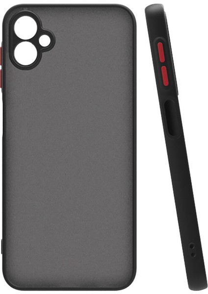 Galaxy A05 Uyumlu Gkm Kılıf Zore Hux Kapak-Siyah