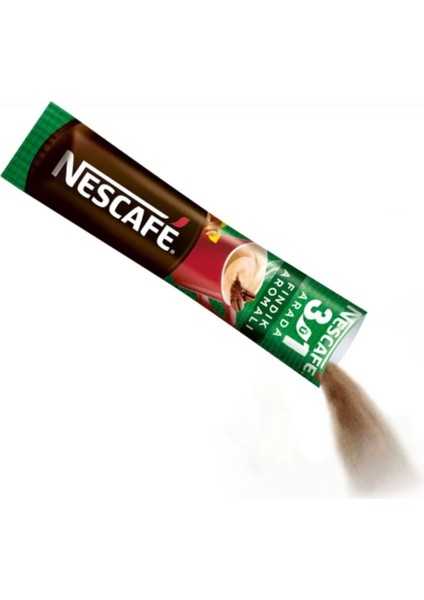 3ü 1 Arada Fındık Aromalı Çözünür Kahve 17g x 48LI