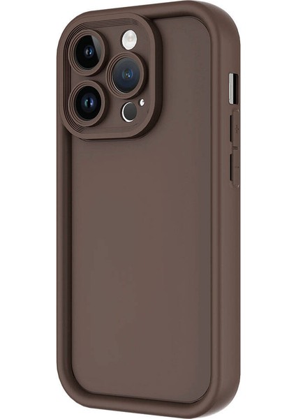 iPhone 14 Pro Max Uyumlu Hlp Kılıf Kamera Korumalı Zore Ananas Kapak-Koyu Yeşil