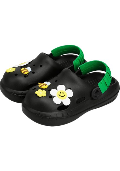 Kadın Crocs Çiçekli Kaymaz Terlik Plaj Su Terliği Küçük Taze Crocs (Yurt Dışından)