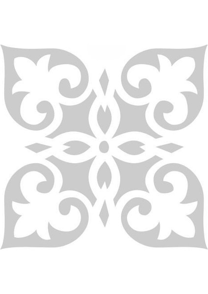 Stencil Sarayi Boyama Şablon Damask Çini Mandala - 4663