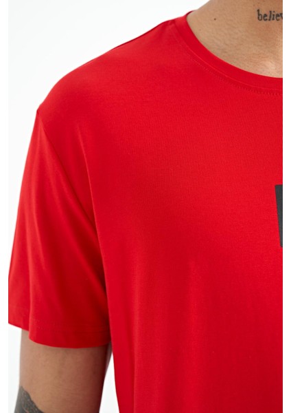Bert Kırmızı Standart Kalıp Erkek T-Shirt - 88210