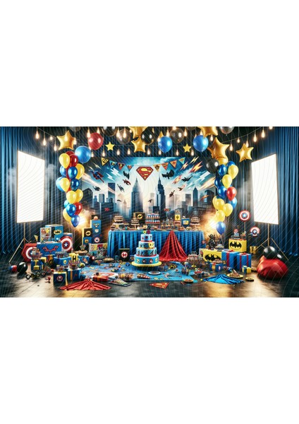 Renkli Balonlar ve Doğum Günü Pastası Temalı, Çocuk Doğum Günü Partisi Için 200X150CM Arkaplan Fon Duvar Örtüsü