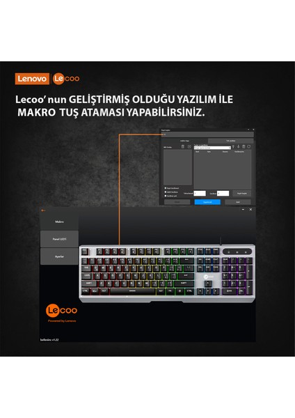 KB121 USB Kablolu Makro Tuşlu Rainbow Efektli Mekanik Hisli Membran Gaming Q Siyah Klavye