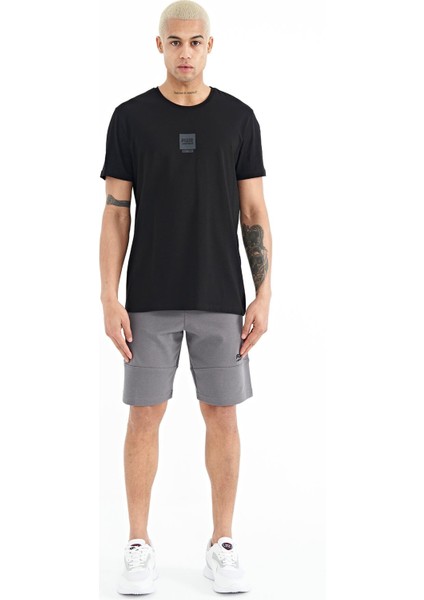 Bert Siyah Standart Kalıp Erkek T-Shirt - 88210